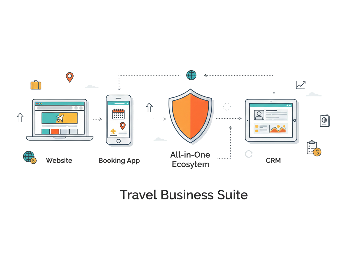 Travel Website App CRM Suite